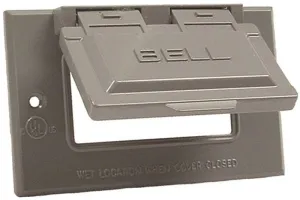 1g Gray Gfci Outlet Cover