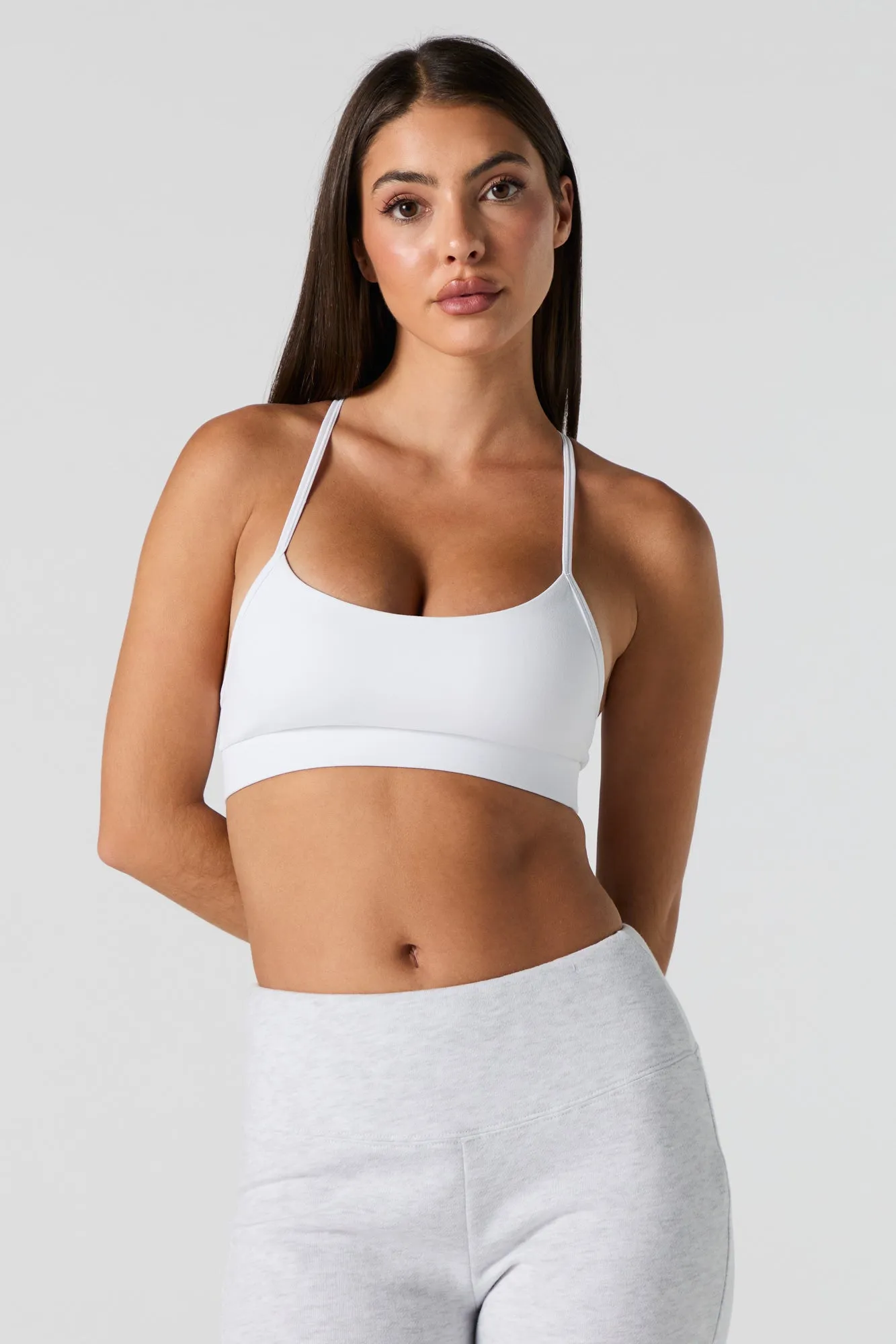 Active Scoop Neck Sports Bra
