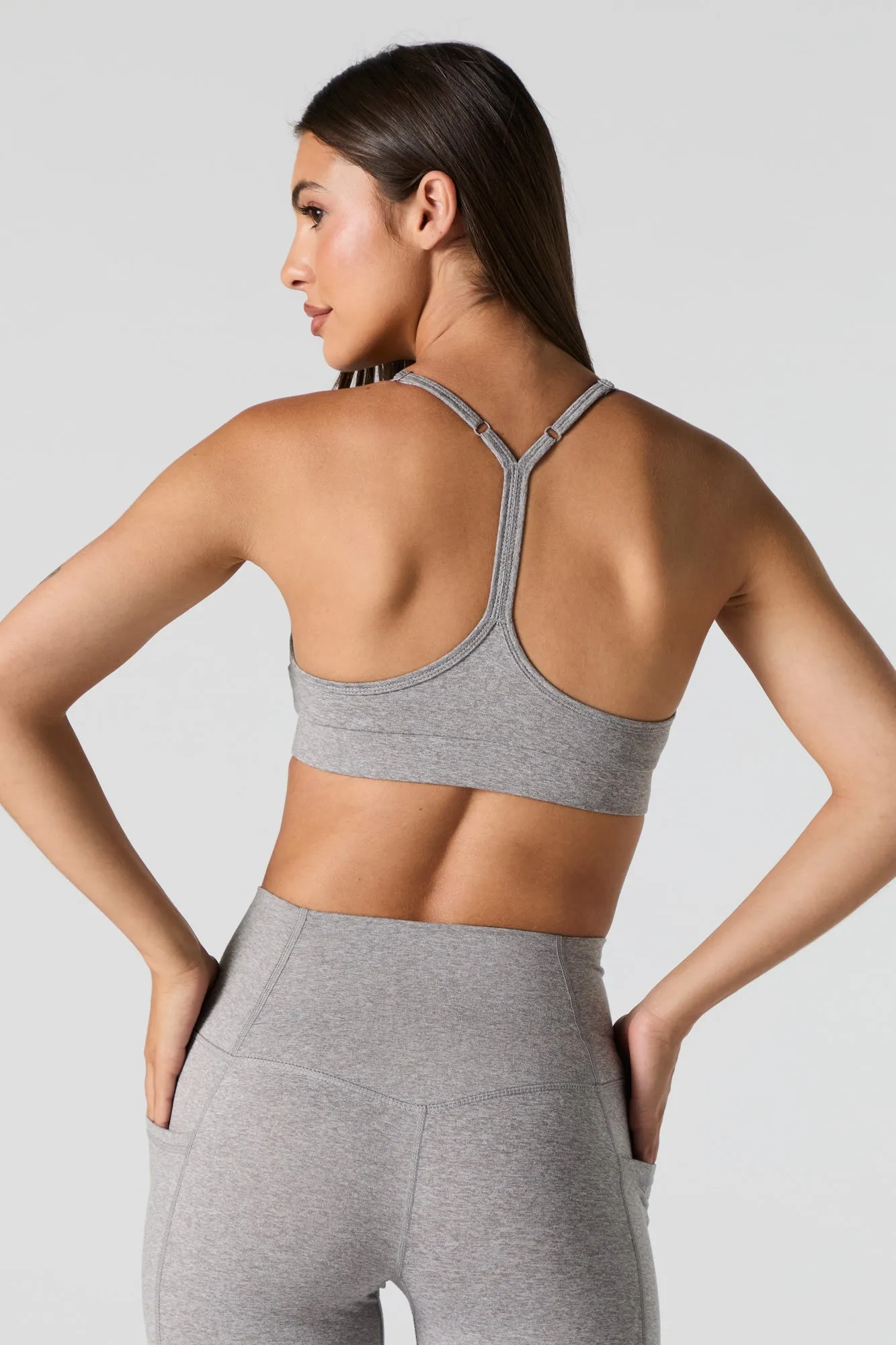 Active Scoop Neck Sports Bra