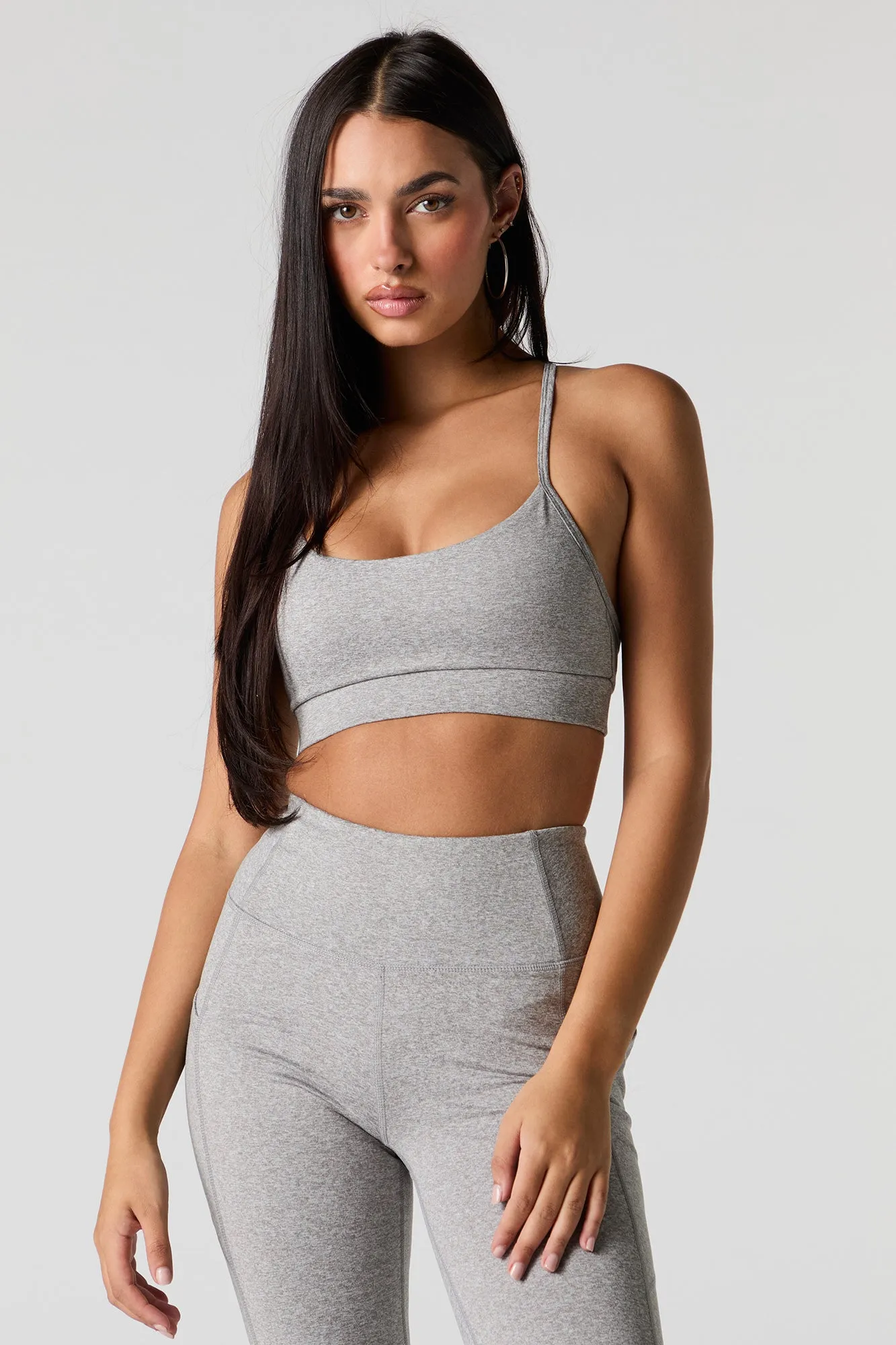 Active Scoop Neck Sports Bra