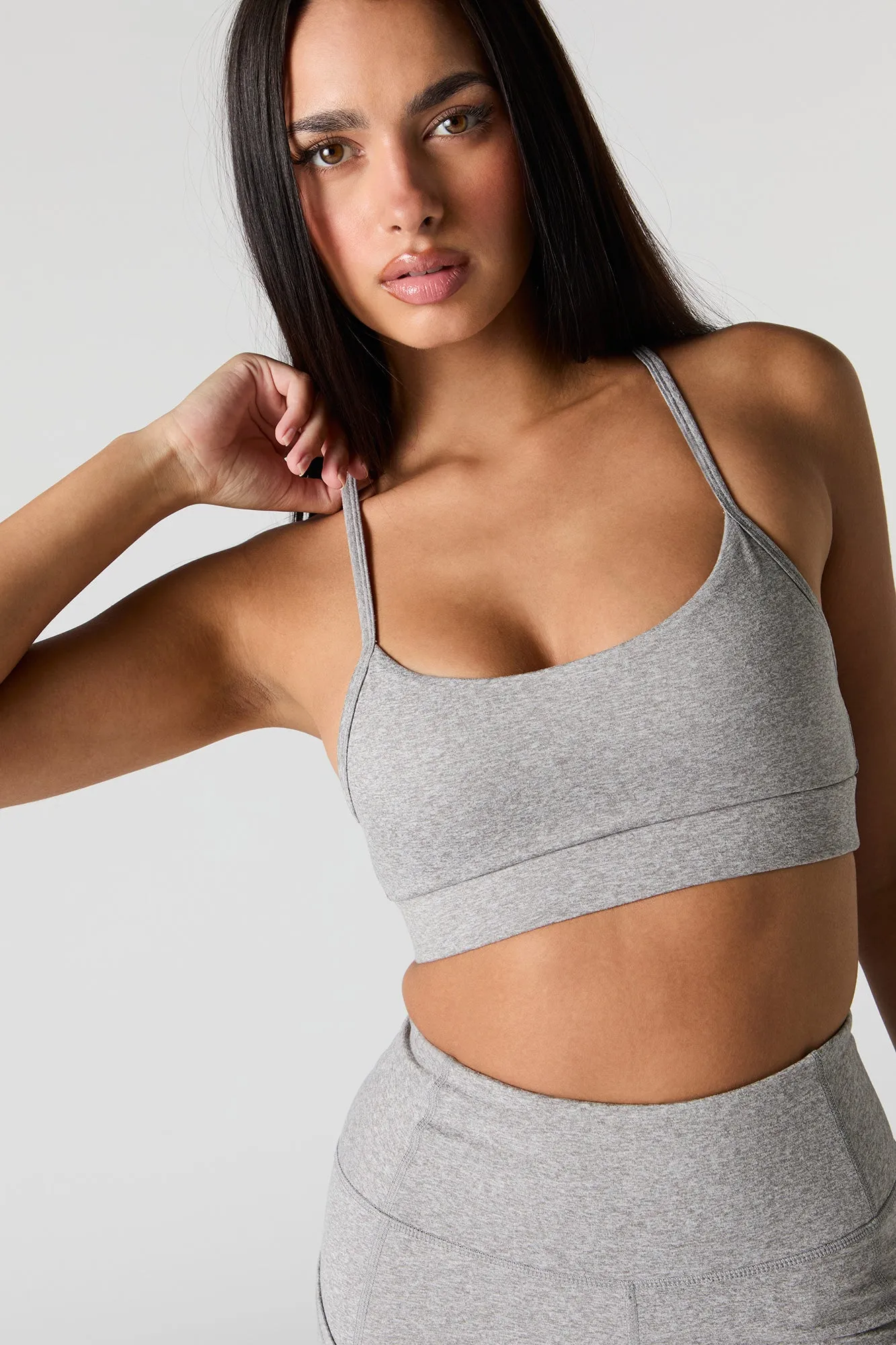Active Scoop Neck Sports Bra