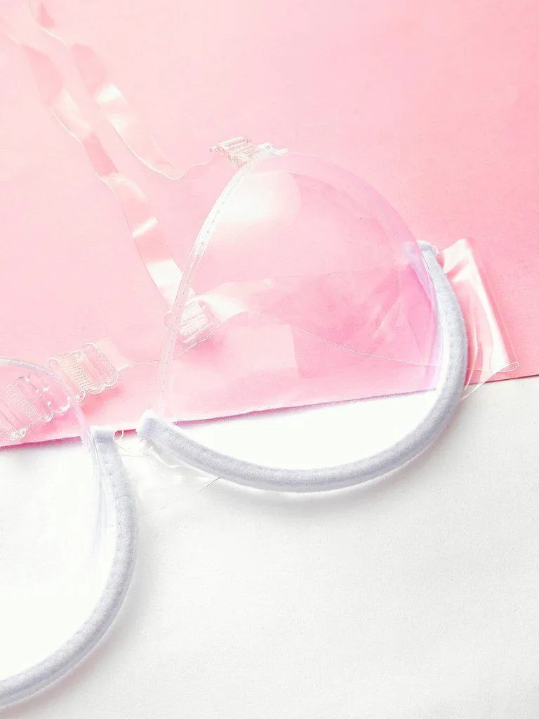 Adjustable Straps Clear Bra