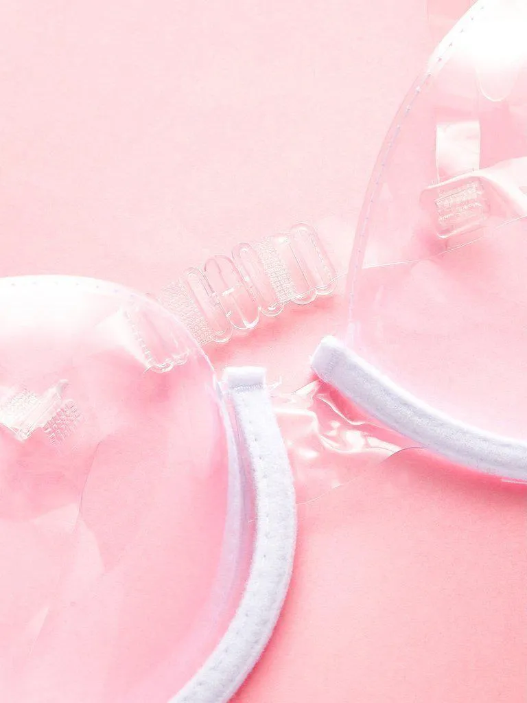 Adjustable Straps Clear Bra