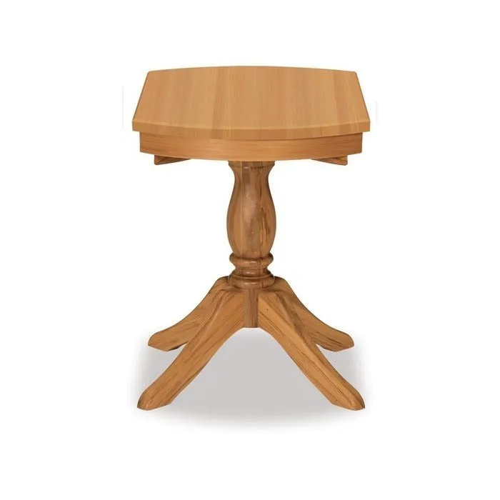 Belmont Dining Table Double Drop-Leaf 900dia - Natural Oak
