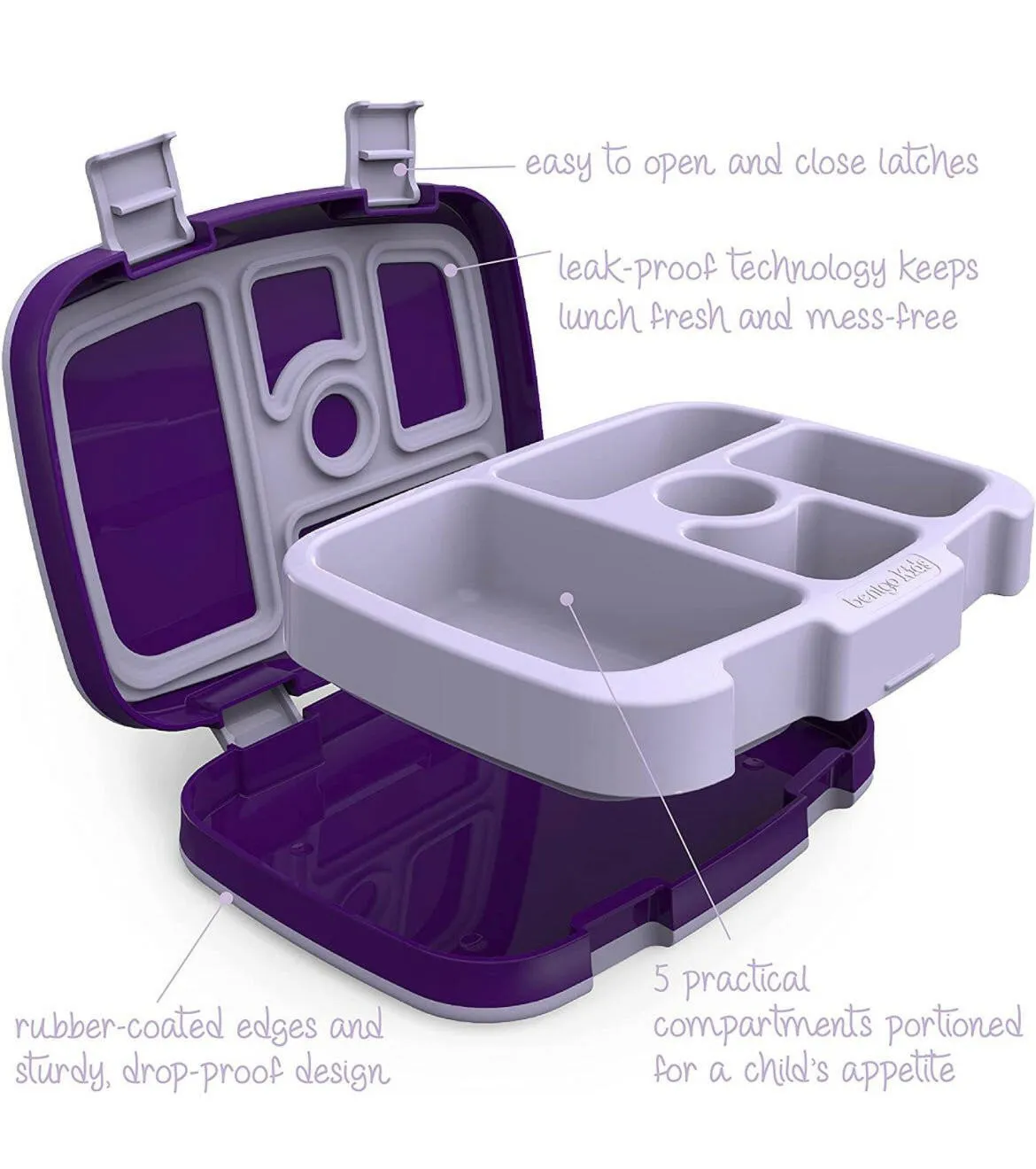 Bentgo Lunch Box - Leak-Proof 5-Compartment