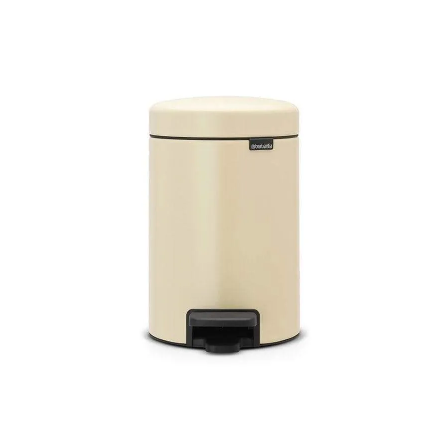 Brabantia Almond 3L Slow Close Pedal Bin