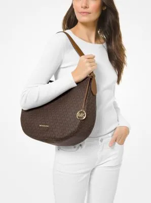 Brooke Large Logo Shoulder Bag