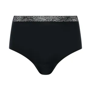 Chantelle Black SoftStretch Brief with Lace One Size