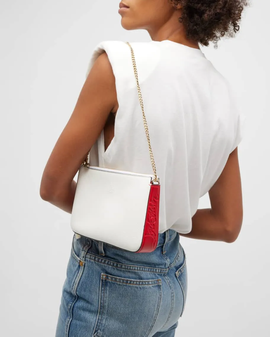 Christian Louboutin Loubila Hybrid Zip Leather Crossbody Bag