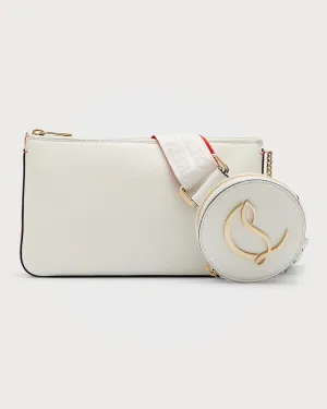 Christian Louboutin Loubila Hybrid Zip Leather Crossbody Bag