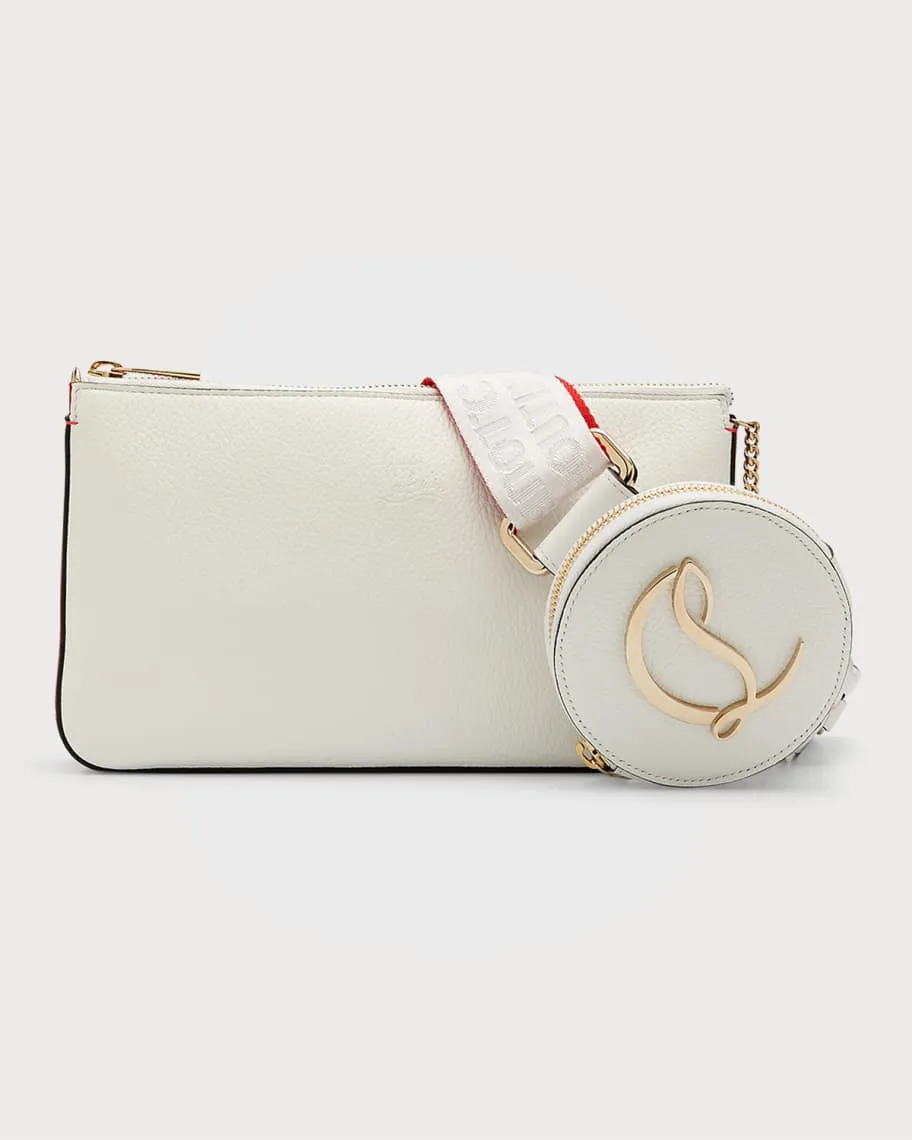 Christian Louboutin Loubila Hybrid Zip Leather Crossbody Bag