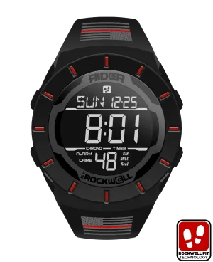 Coliseum Fit™ Thin Red Line - Freedom Edition (Black/Red) Watch