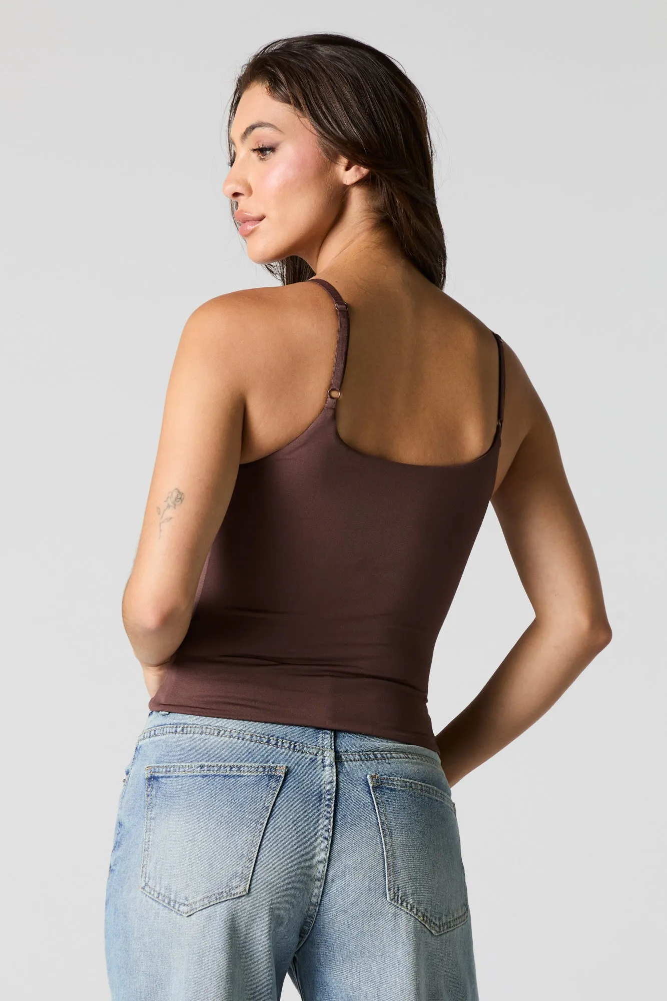 Contour Scoop Neck Cami with Built-In Bra Cups
