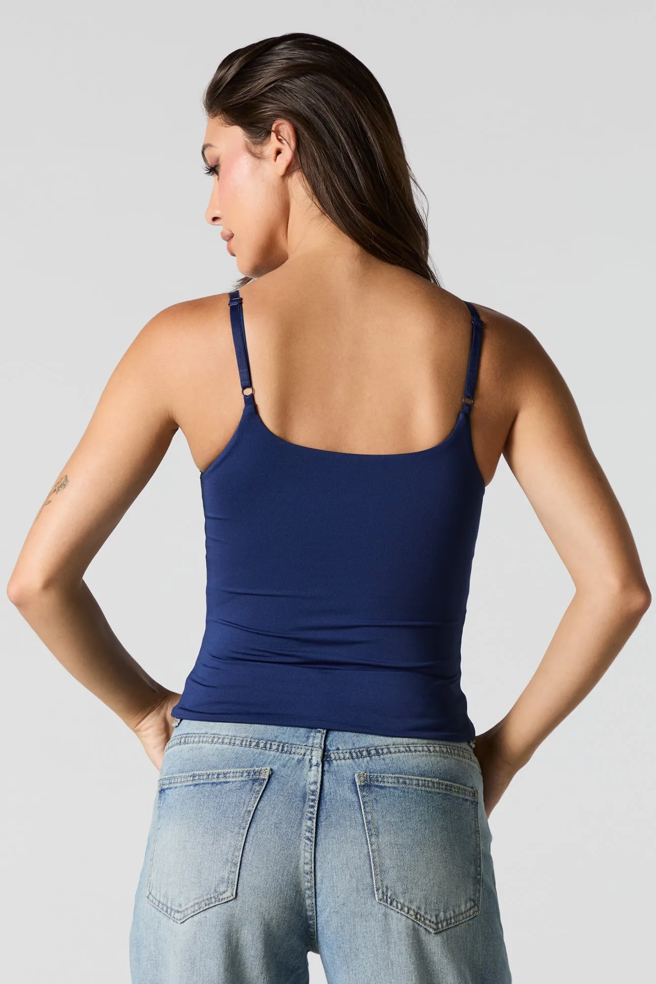 Contour Scoop Neck Cami with Built-In Bra Cups