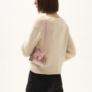 Cross-body Houndstooth Bowknot Phone Case
