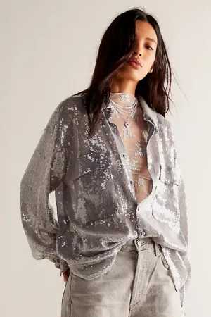 Disco Margarita Button Down