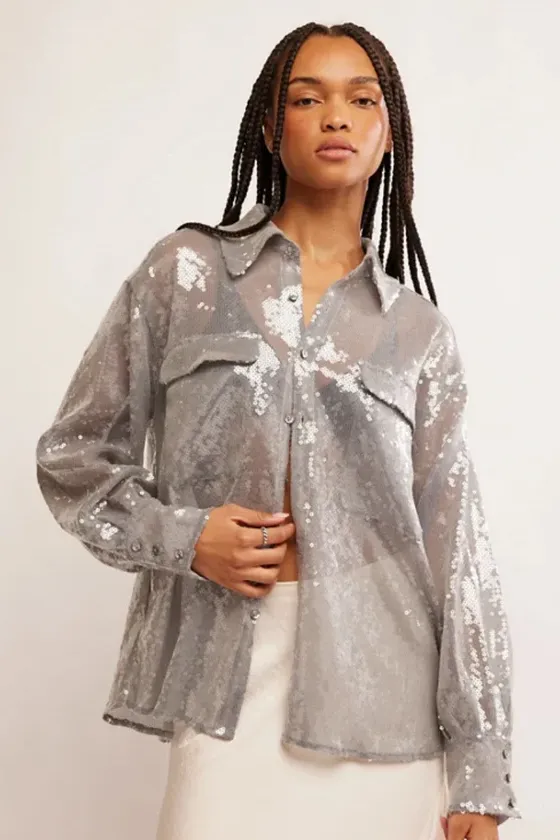 Disco Margarita Button Down