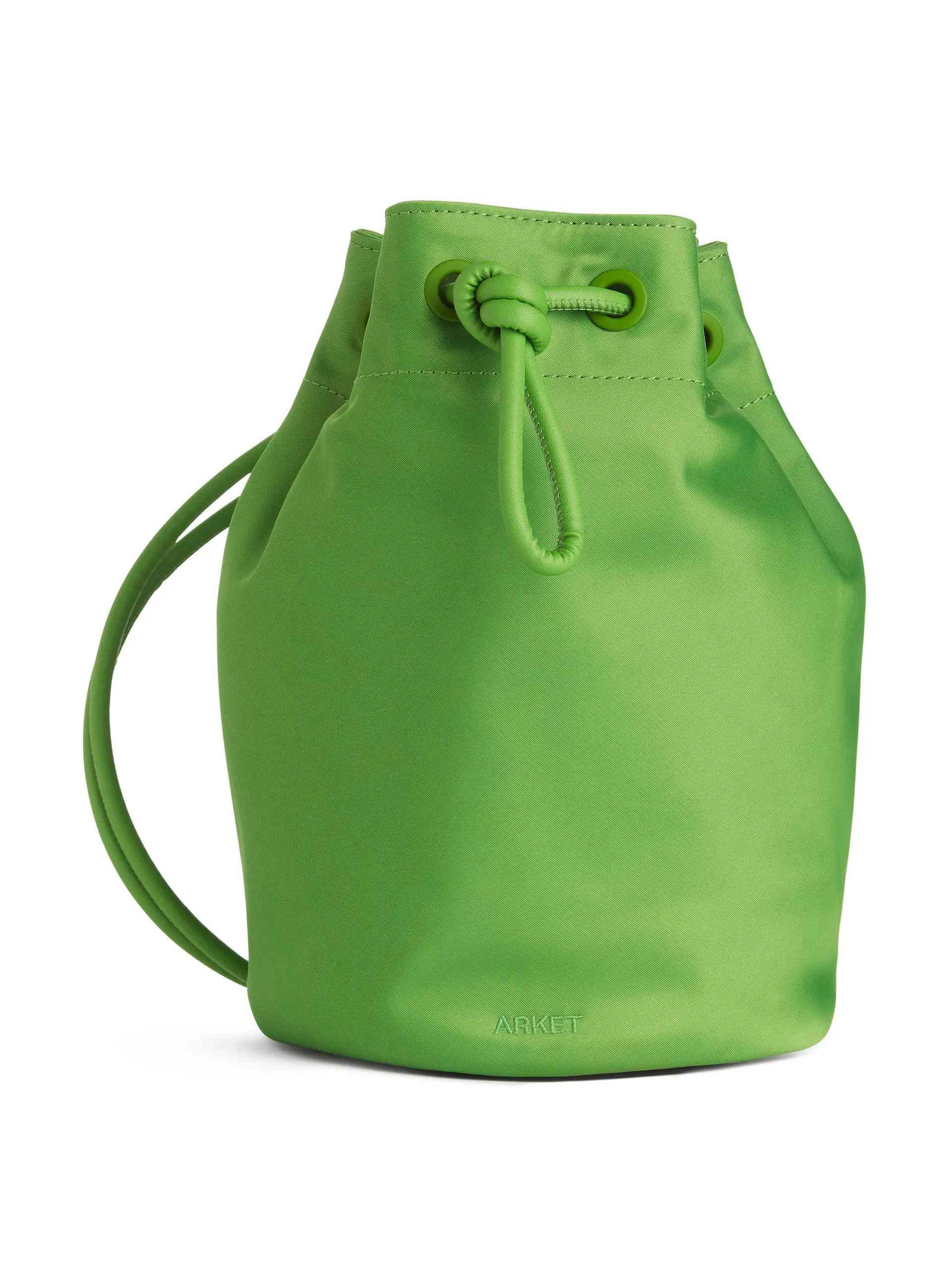 Drawstring bucket bag
