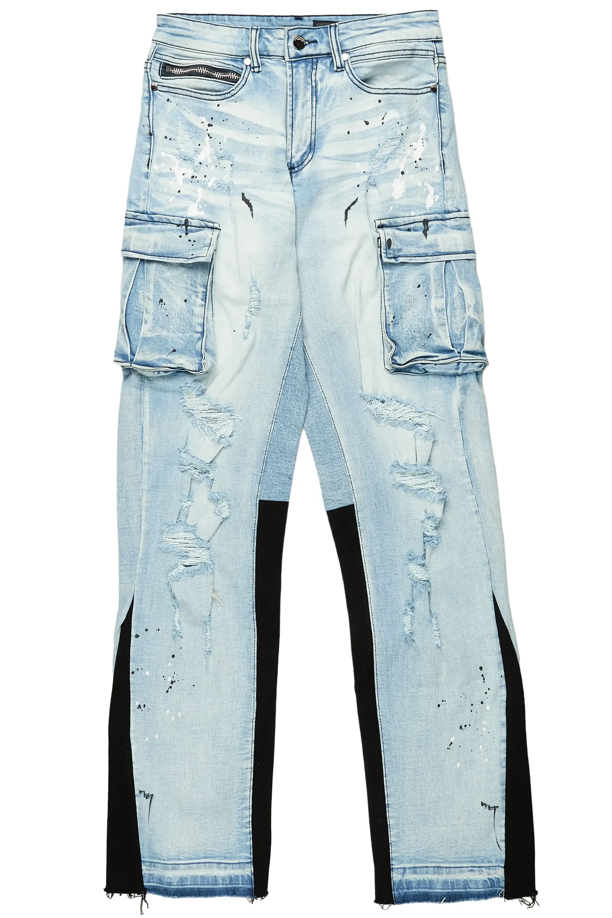 Dubaku Blue Baggy Fit Jean