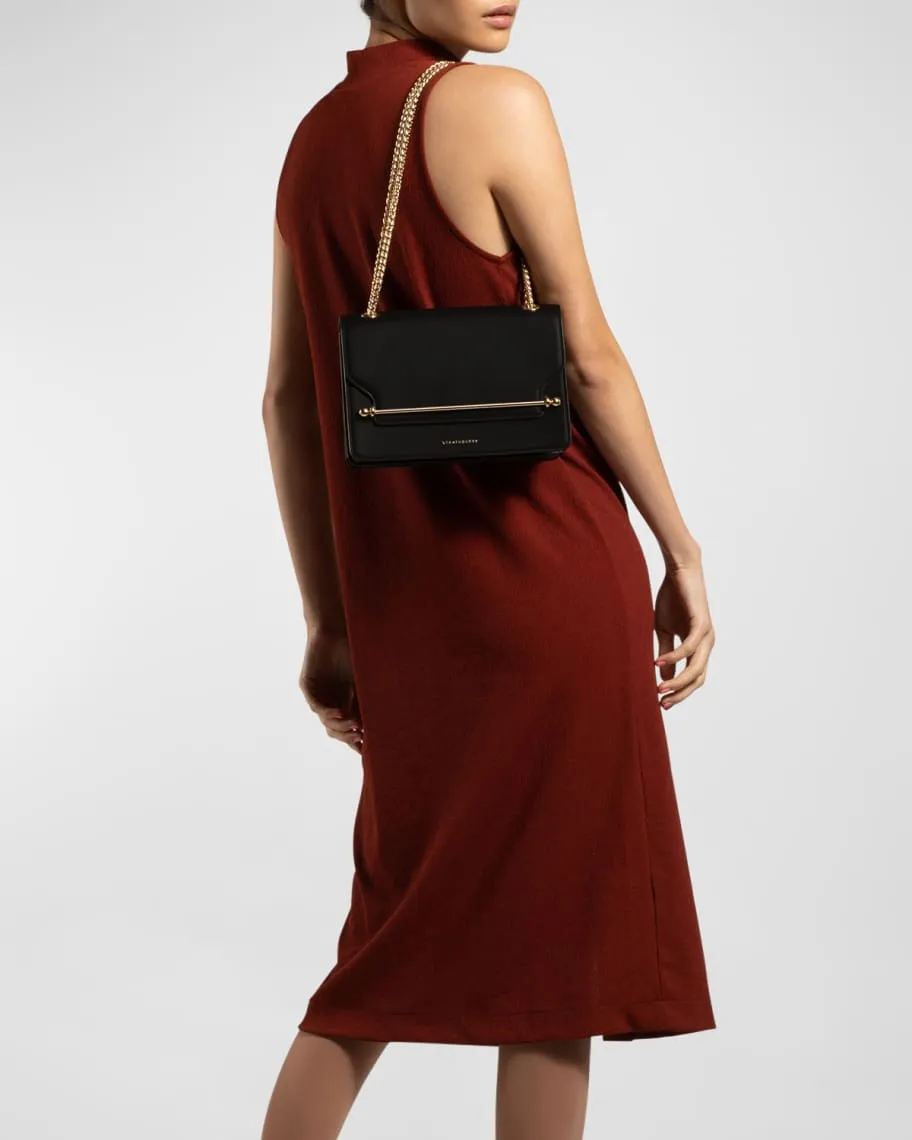 East-West STRATHBERRY leather shoulder bag