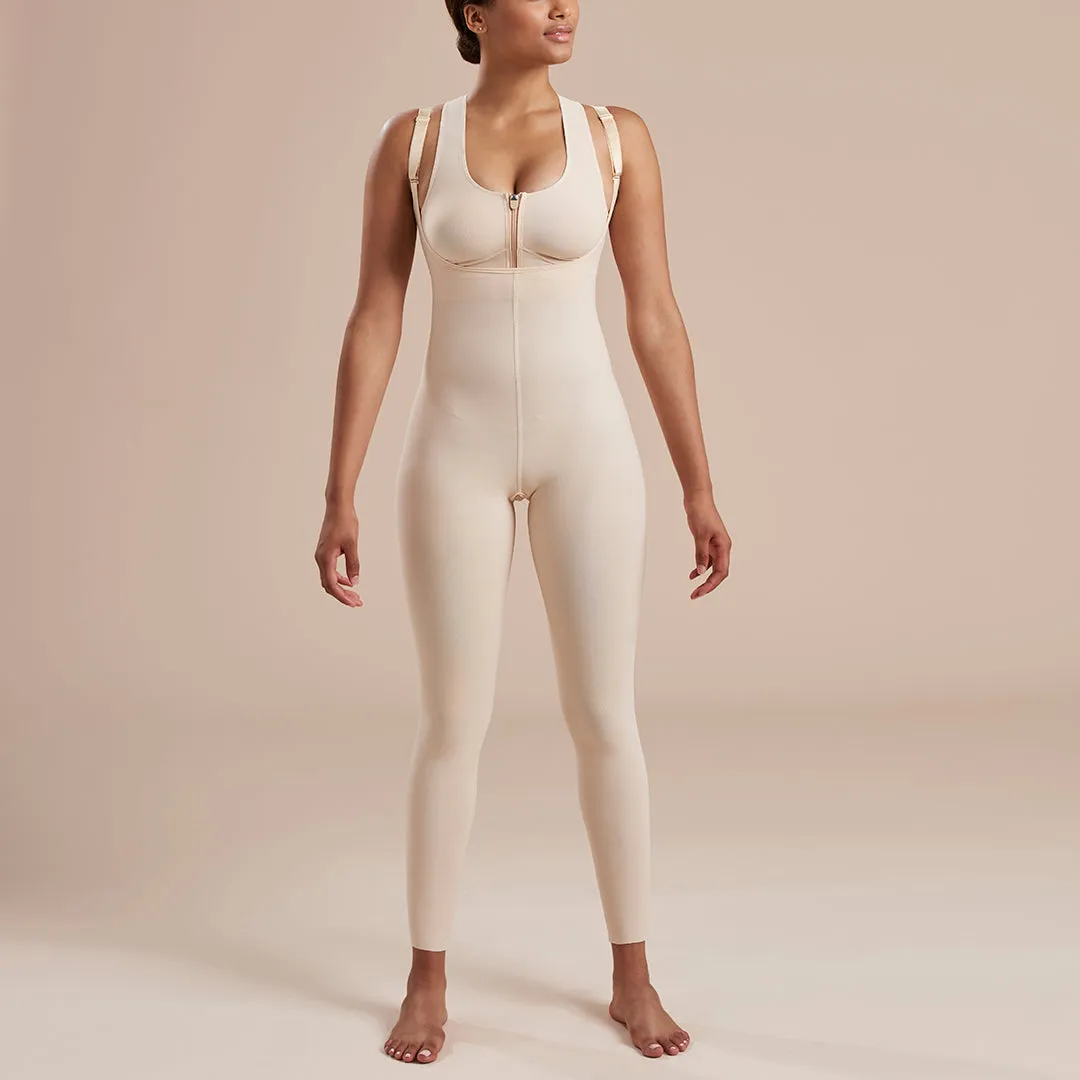 Girdle with High-Back - No Closure - Ankle Length - Style No. SFBHL2