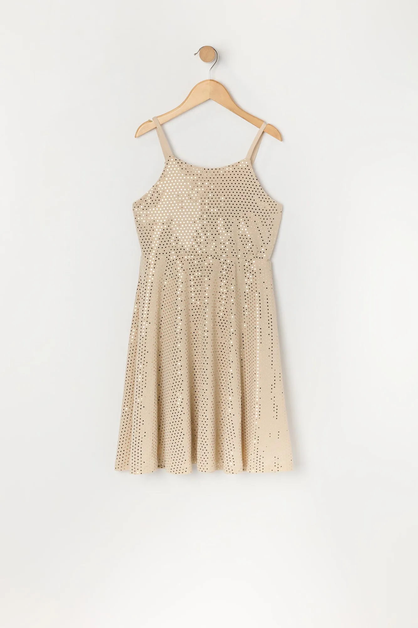 Girls Sequin Skater Dress