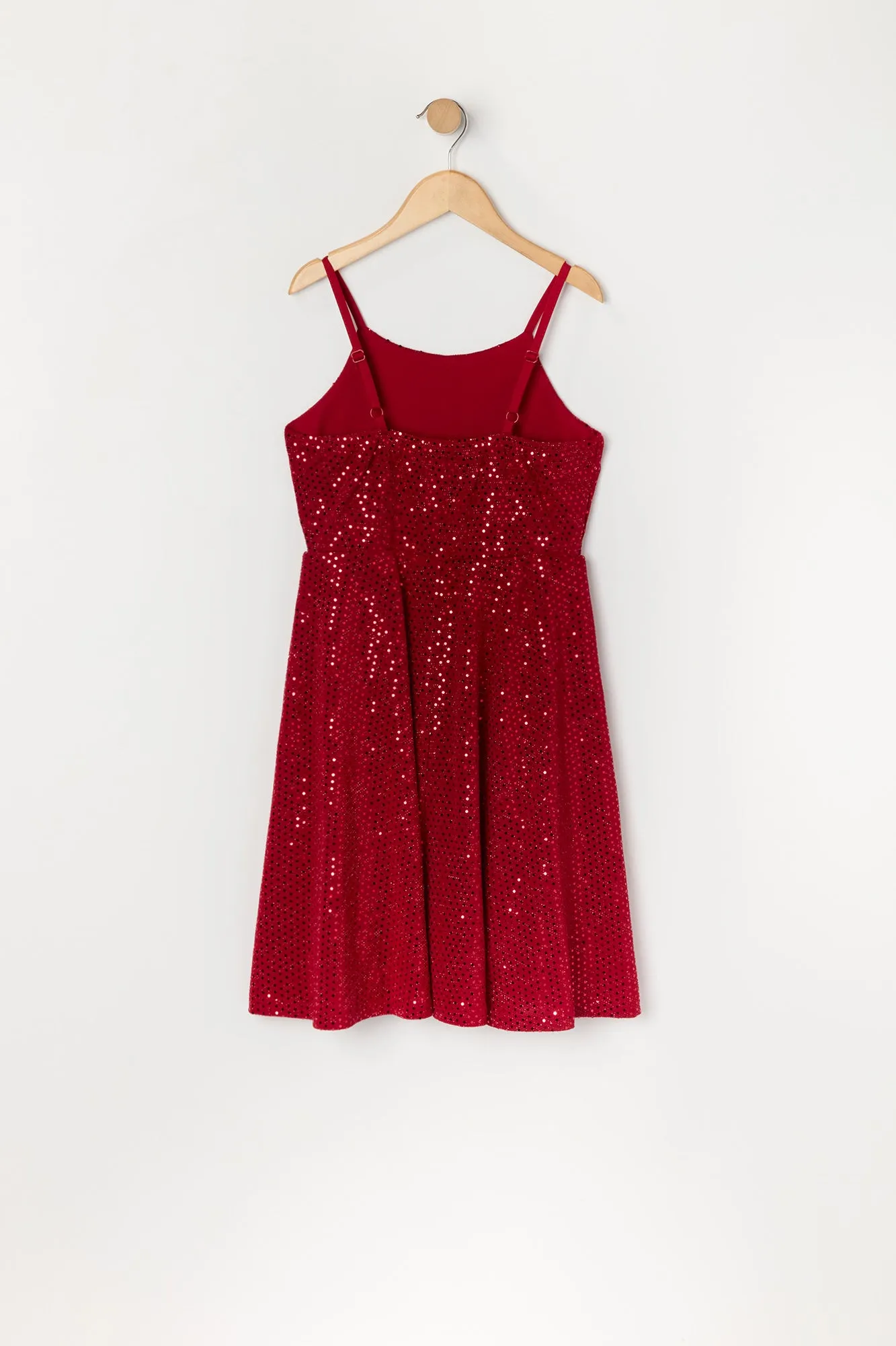 Girls Sequin Skater Dress