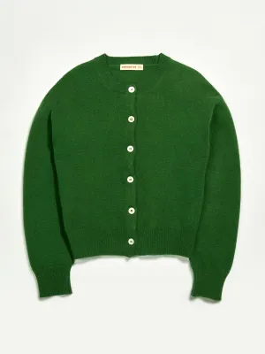 Green Geelong Ada crewneck cardigan