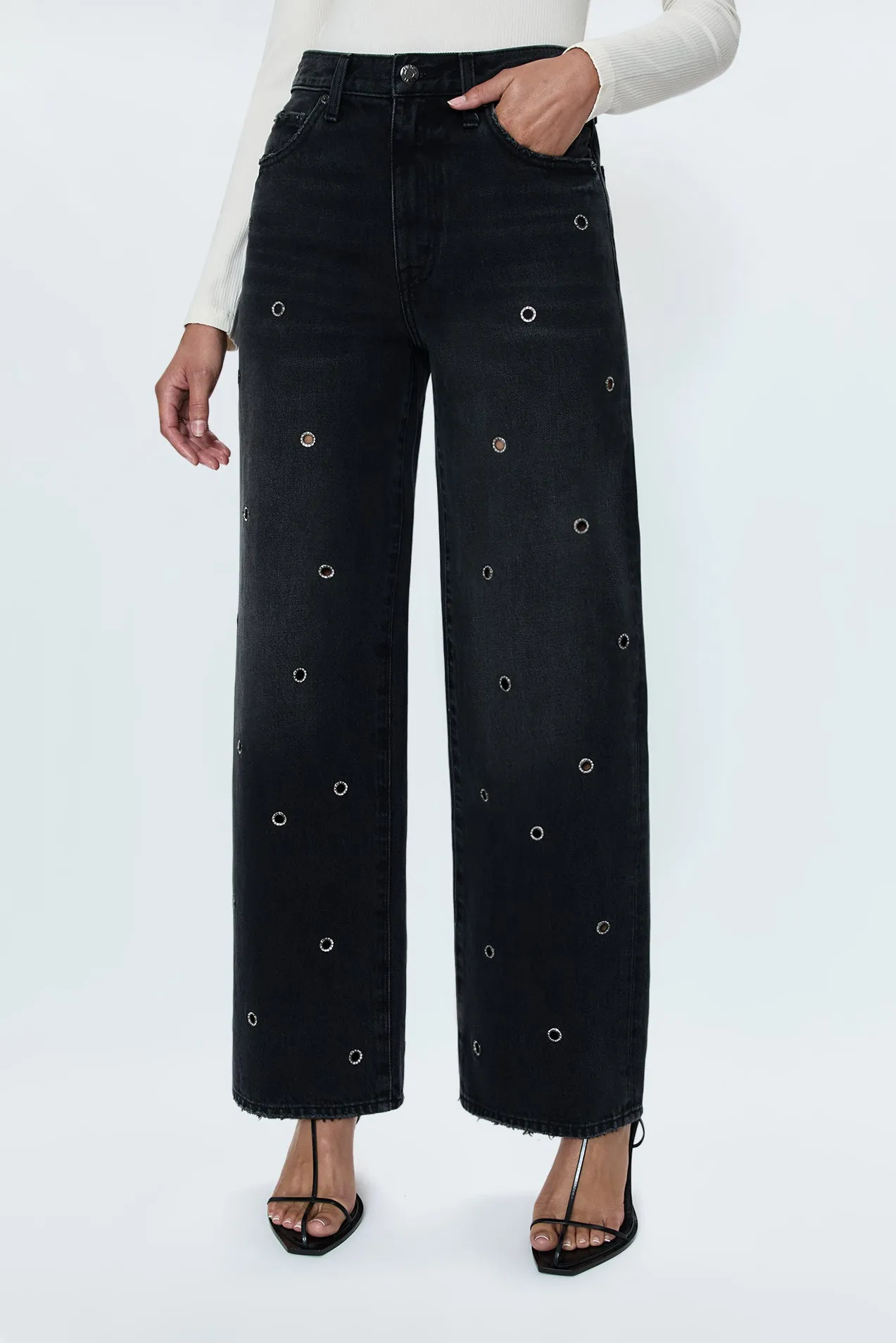 Hendrix High Rise Relaxed Jean - Glamour
