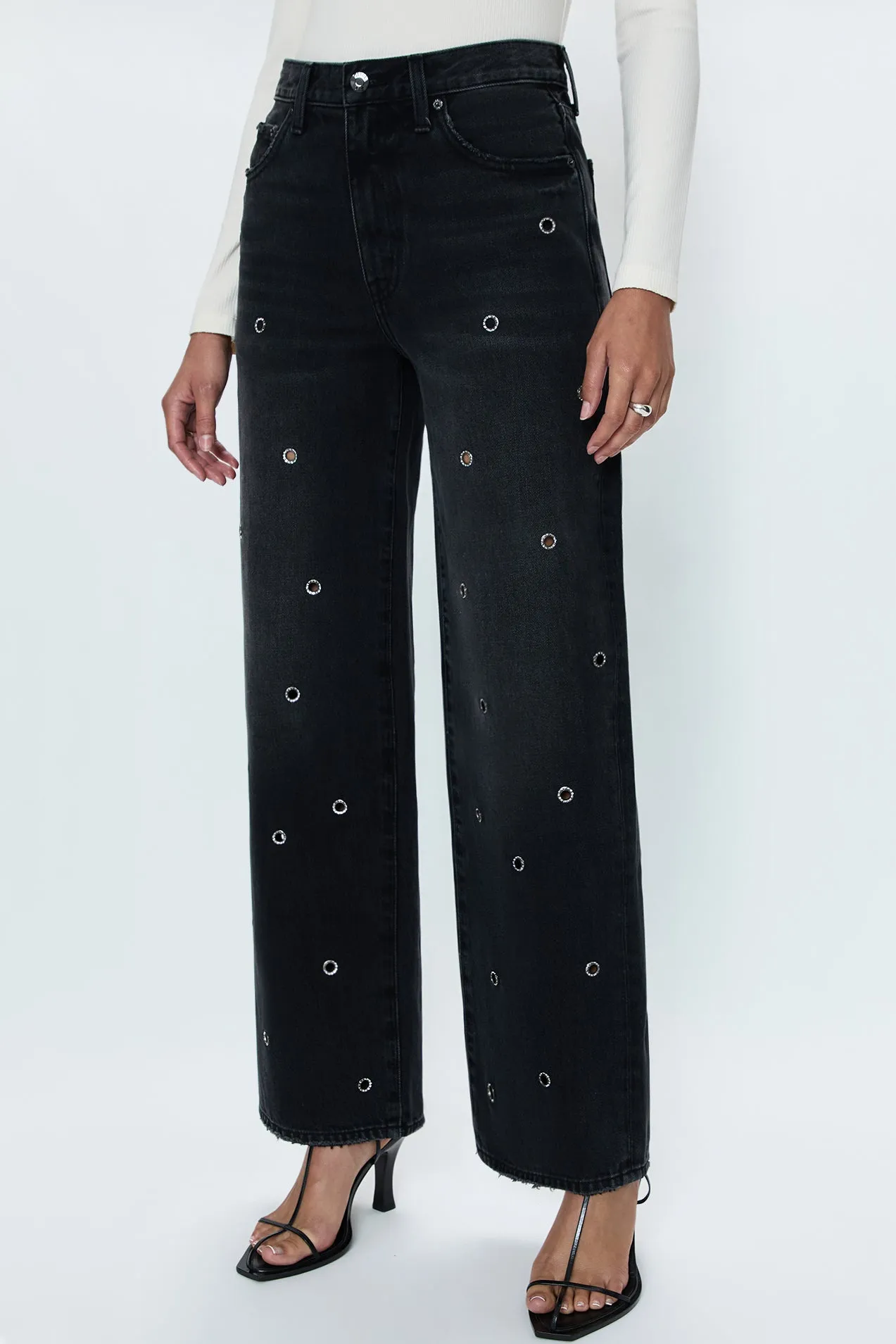 Hendrix High Rise Relaxed Jean - Glamour