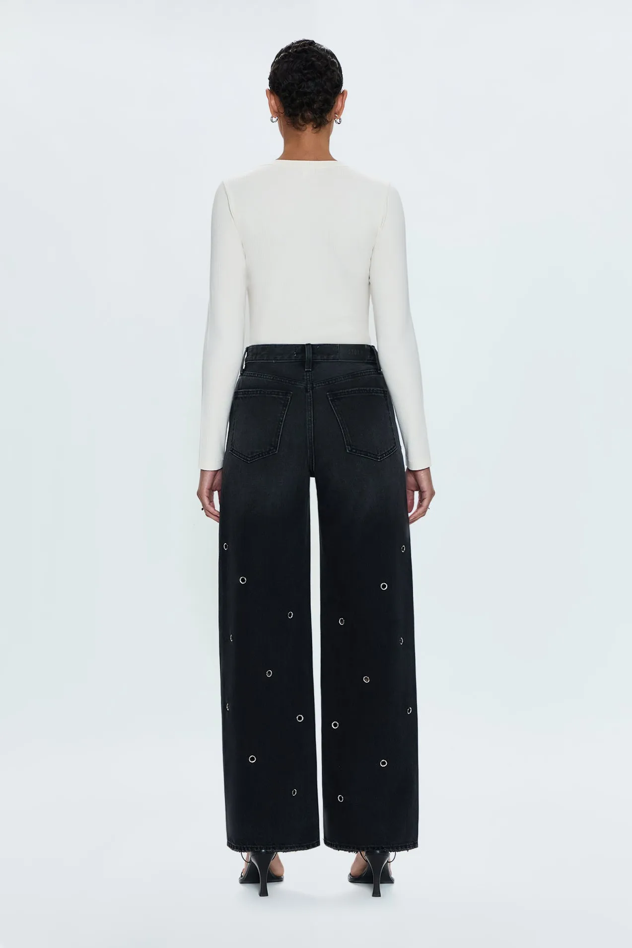 Hendrix High Rise Relaxed Jean - Glamour