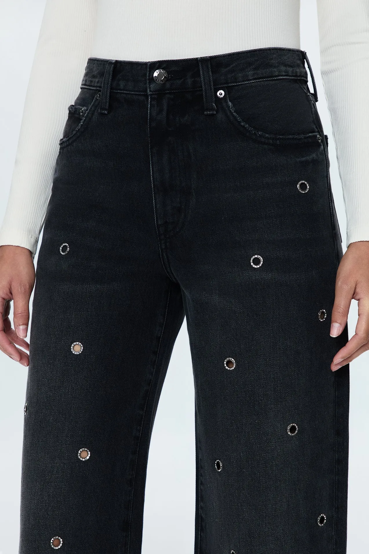 Hendrix High Rise Relaxed Jean - Glamour