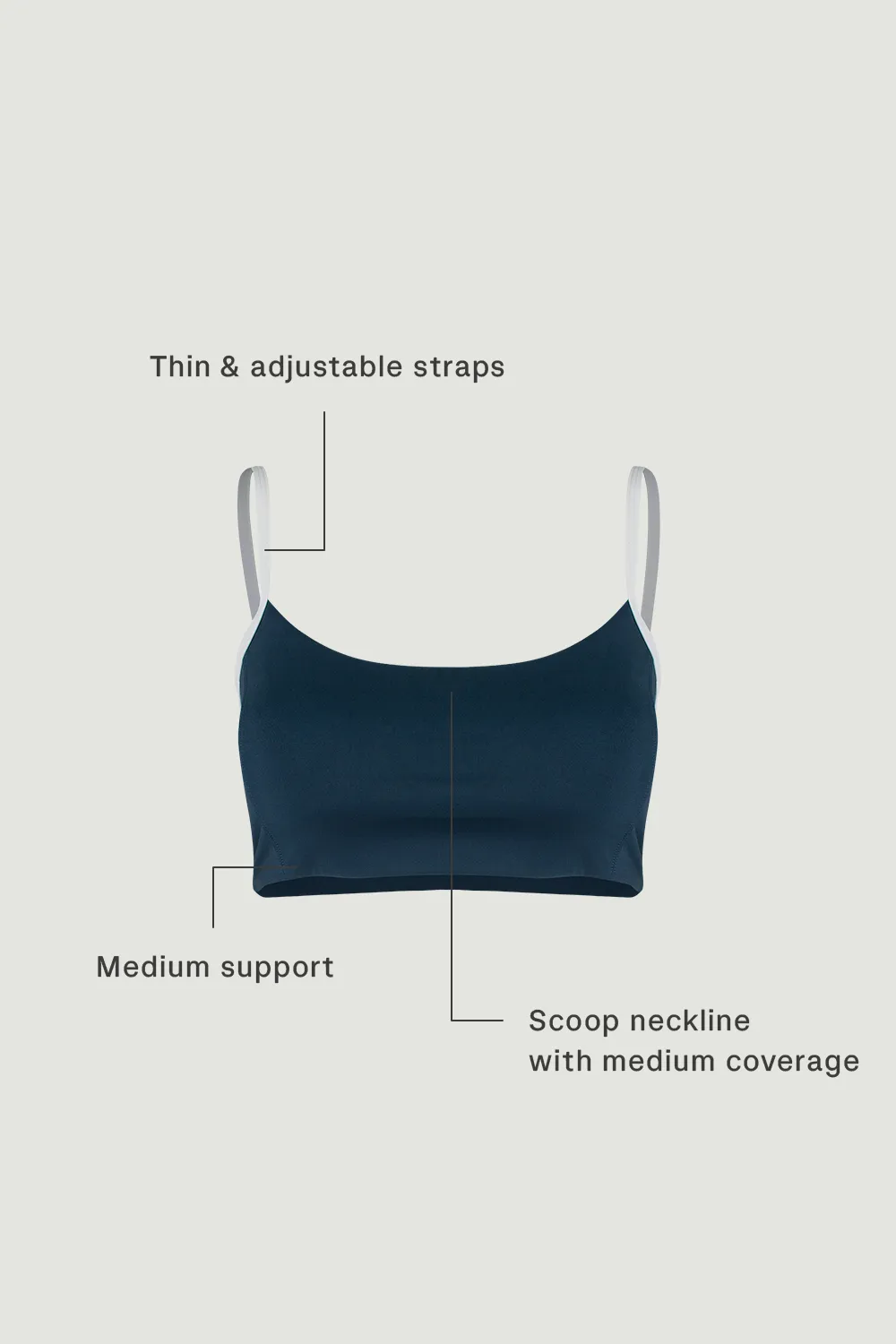 Here And Now Bra 2.0 in Pickle (Contrast)