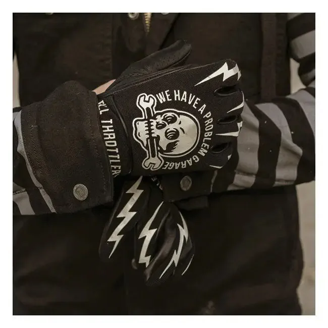 Holy Freedom Tools Leather & Textile Gloves Black / White