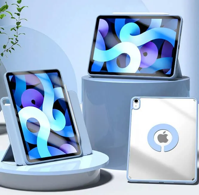 Hybrid Detachable iPad Case - Light Blue