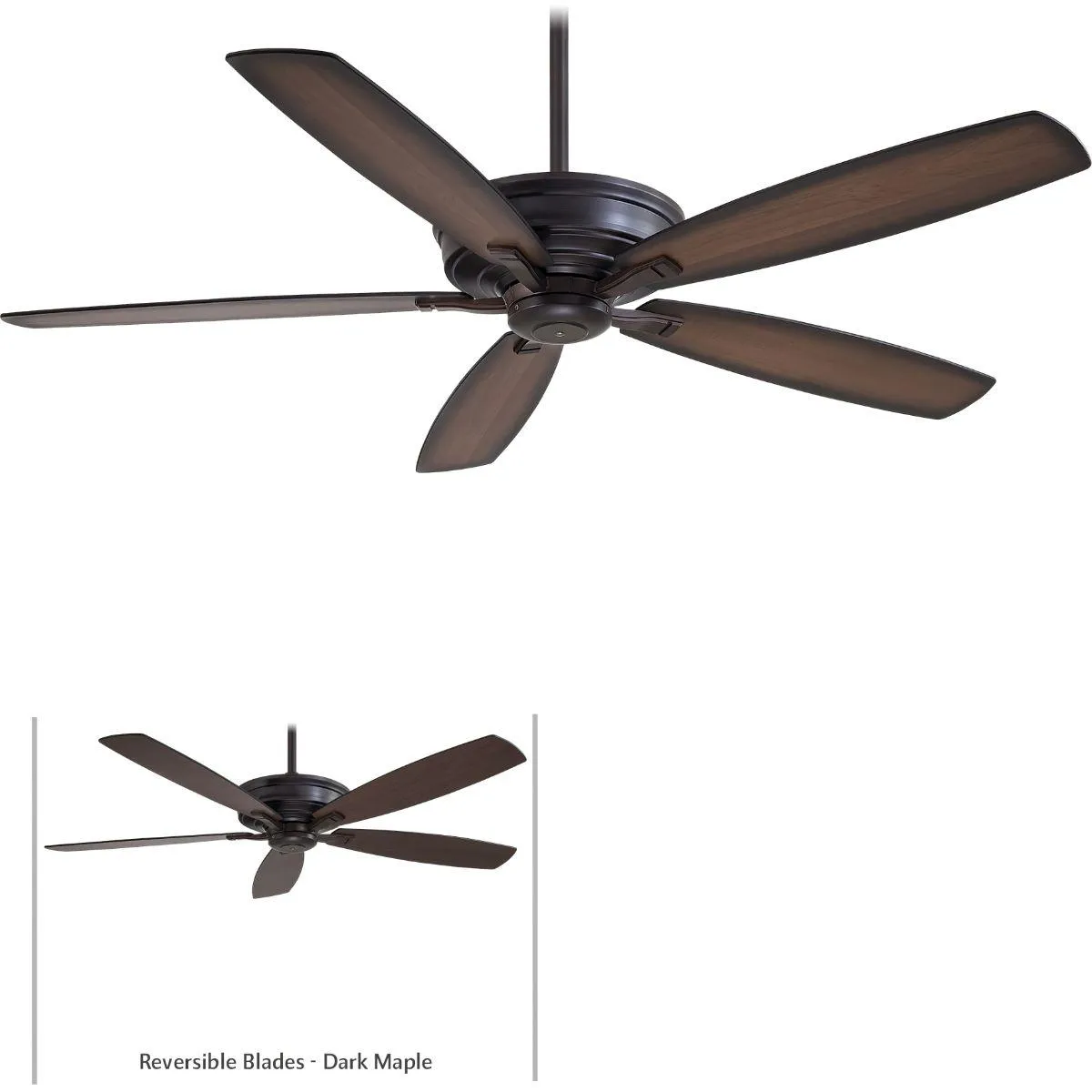 Kafe XL 60" Kocoa Large Ceiling Fan with Remote