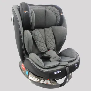 Kidilo 360° Rotating Baby Car Seat with Head Protection