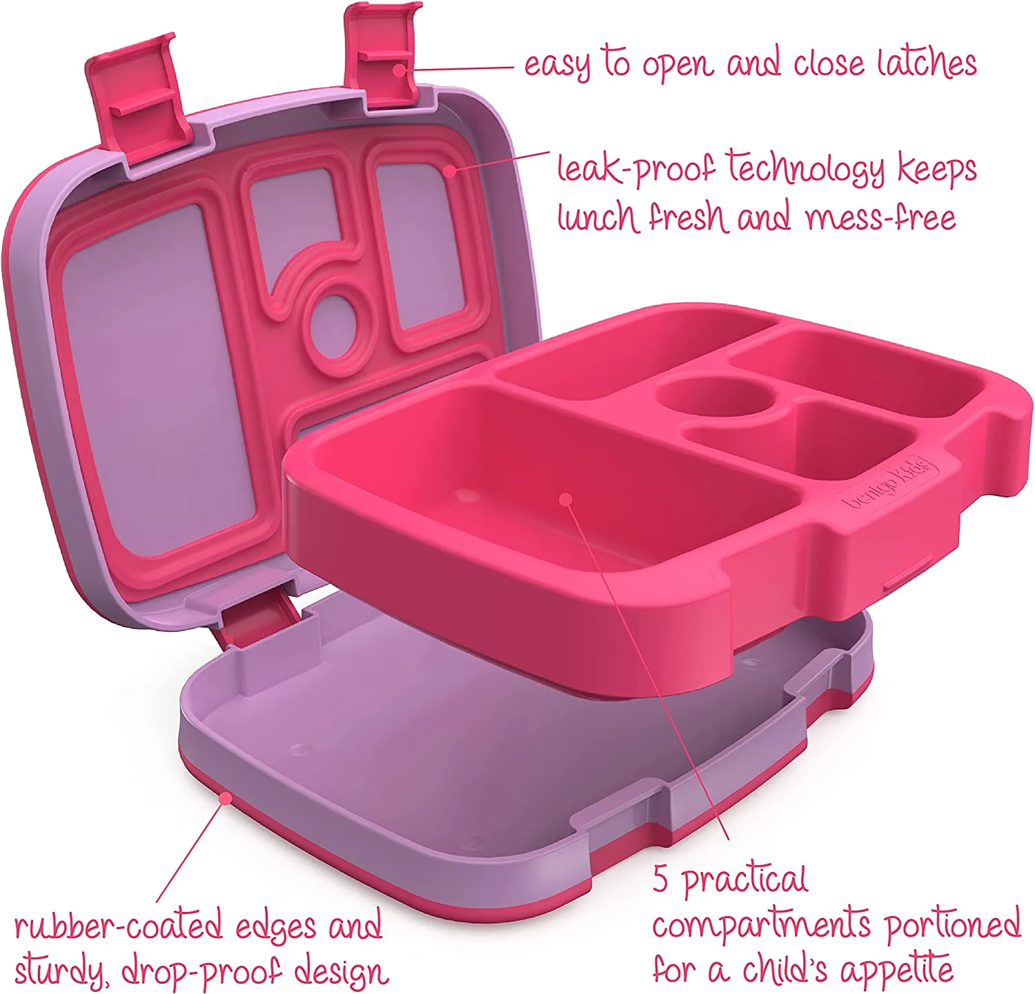 Kids Leak Proof Lunch Box, 5 Compartments