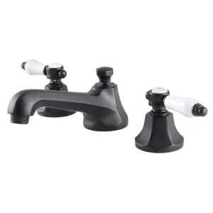 Kingston Brass KS4460BPL Bel-Air 8" Widespread Bathroom Faucet, Matte Black