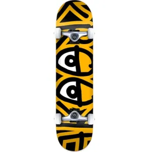 Krooked Bigger Eyes Mid Skateboard Complete 7.3″ - Yellow