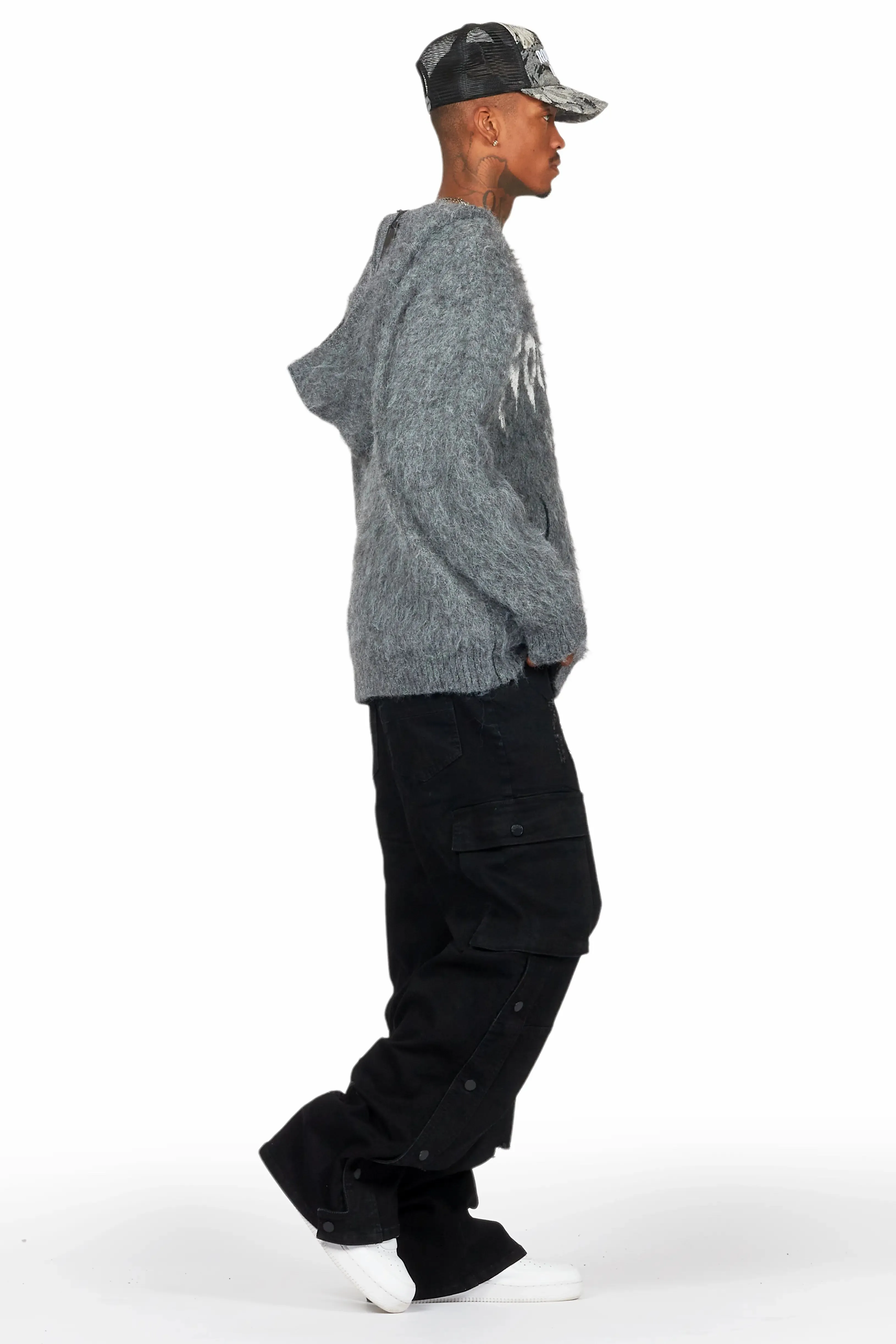 Kuiper Black Baggy Fit Jean