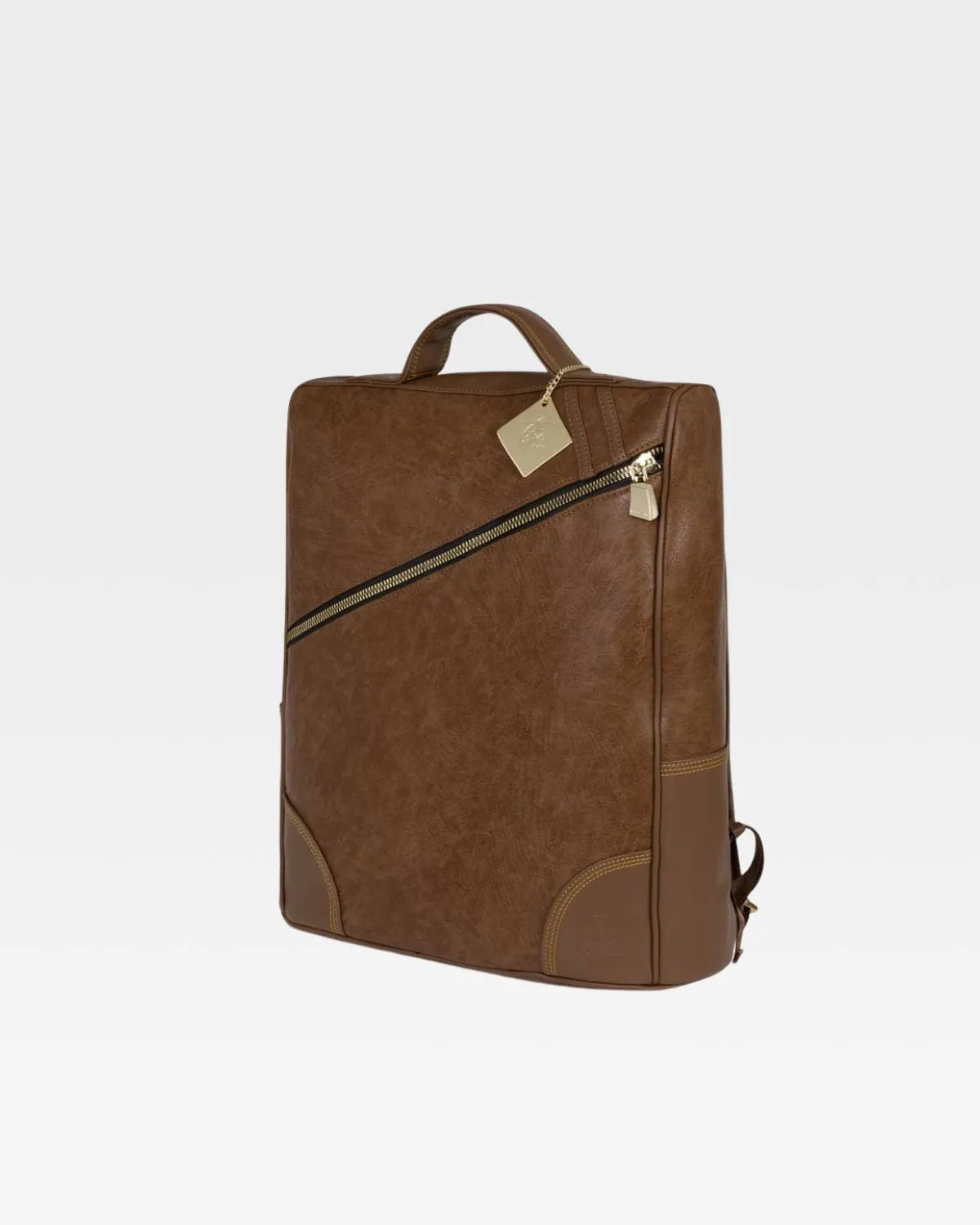 Leather Backpack in Brown