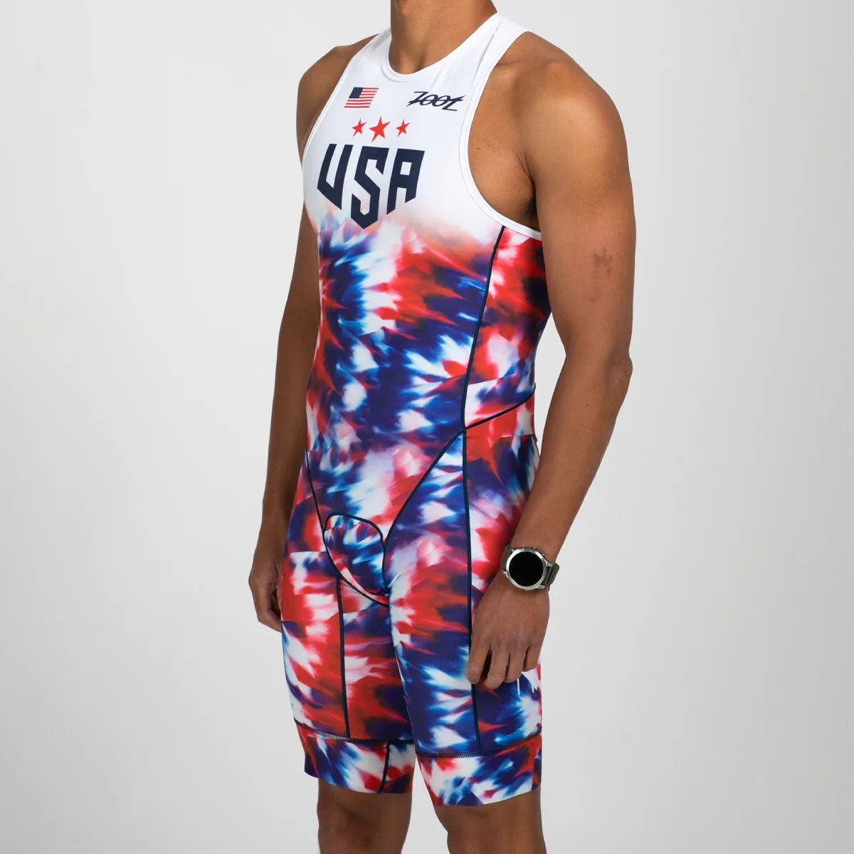 Men's Ltd Sprint Tri Backzip Racesuit - Freedom