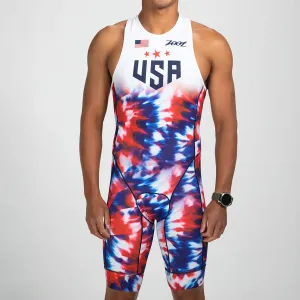 Men's Ltd Sprint Tri Backzip Racesuit - Freedom