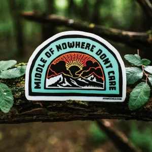 Middle of Nowhere Sticker