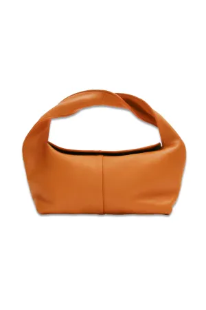 Nappa Leather Orange Croissant Bag