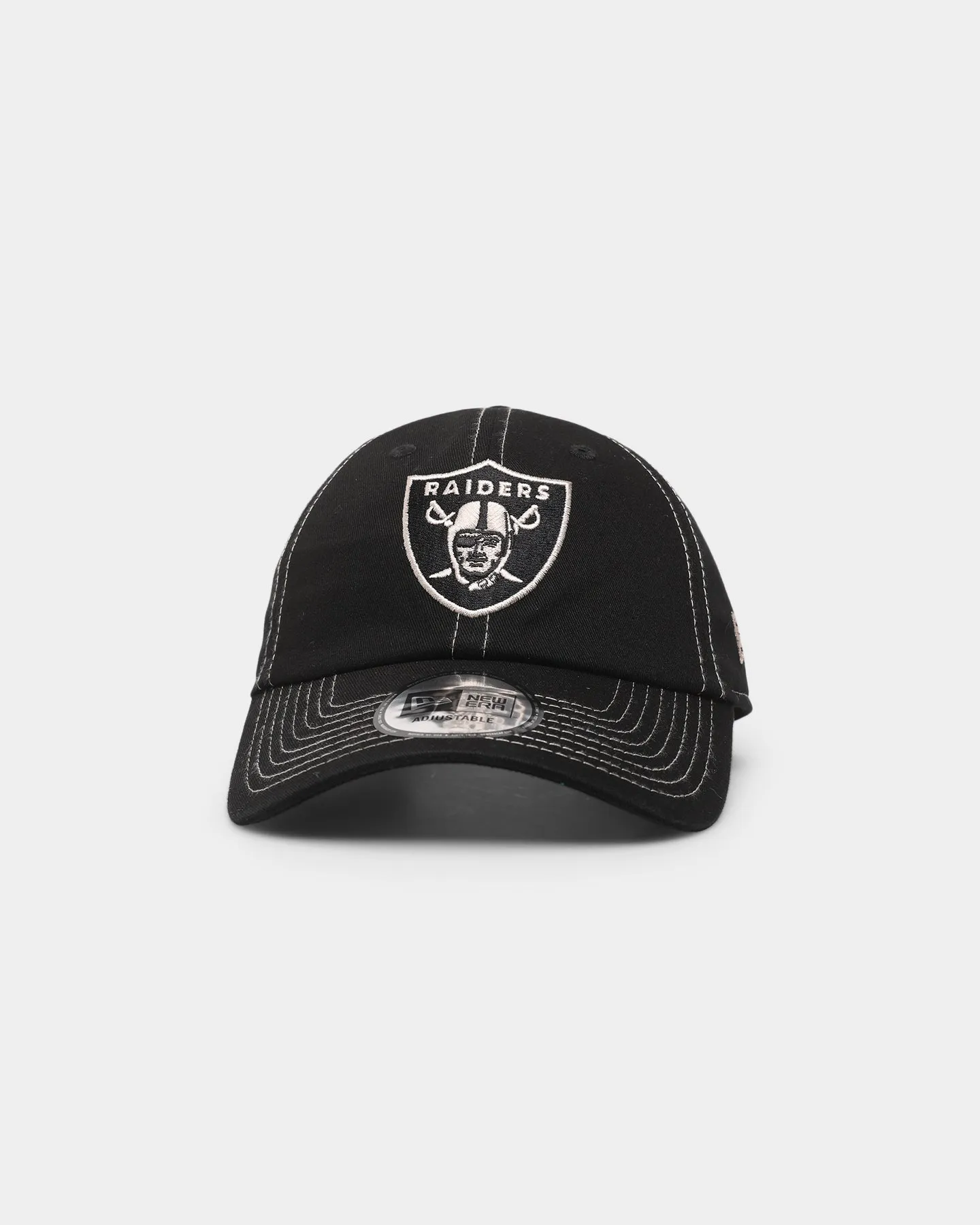New Era Las Vegas Raiders 'Black Contrast' Casual Classic Strapback Black/Stone
