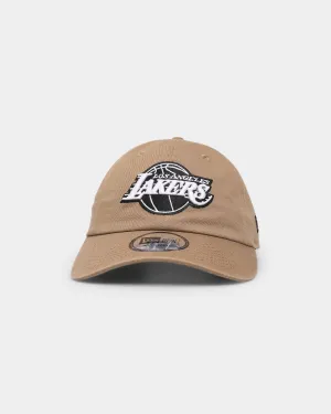 New Era Los Angeles Lakers 'Khaki Black' Casual Classic Strapback Khaki