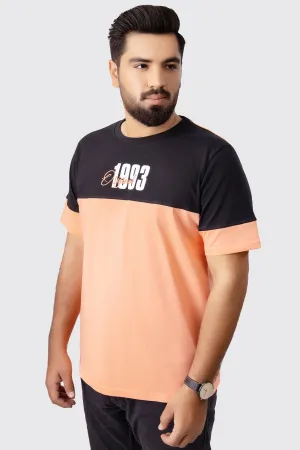 Original 1993 Orange & Black T-Shirt (Plus Size) - A23 - MT0287P