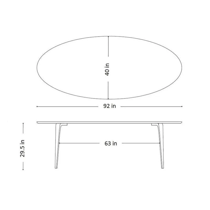 Oval Dining Table